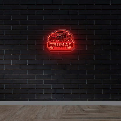 Thomas Garage - Premium Neon Artwork