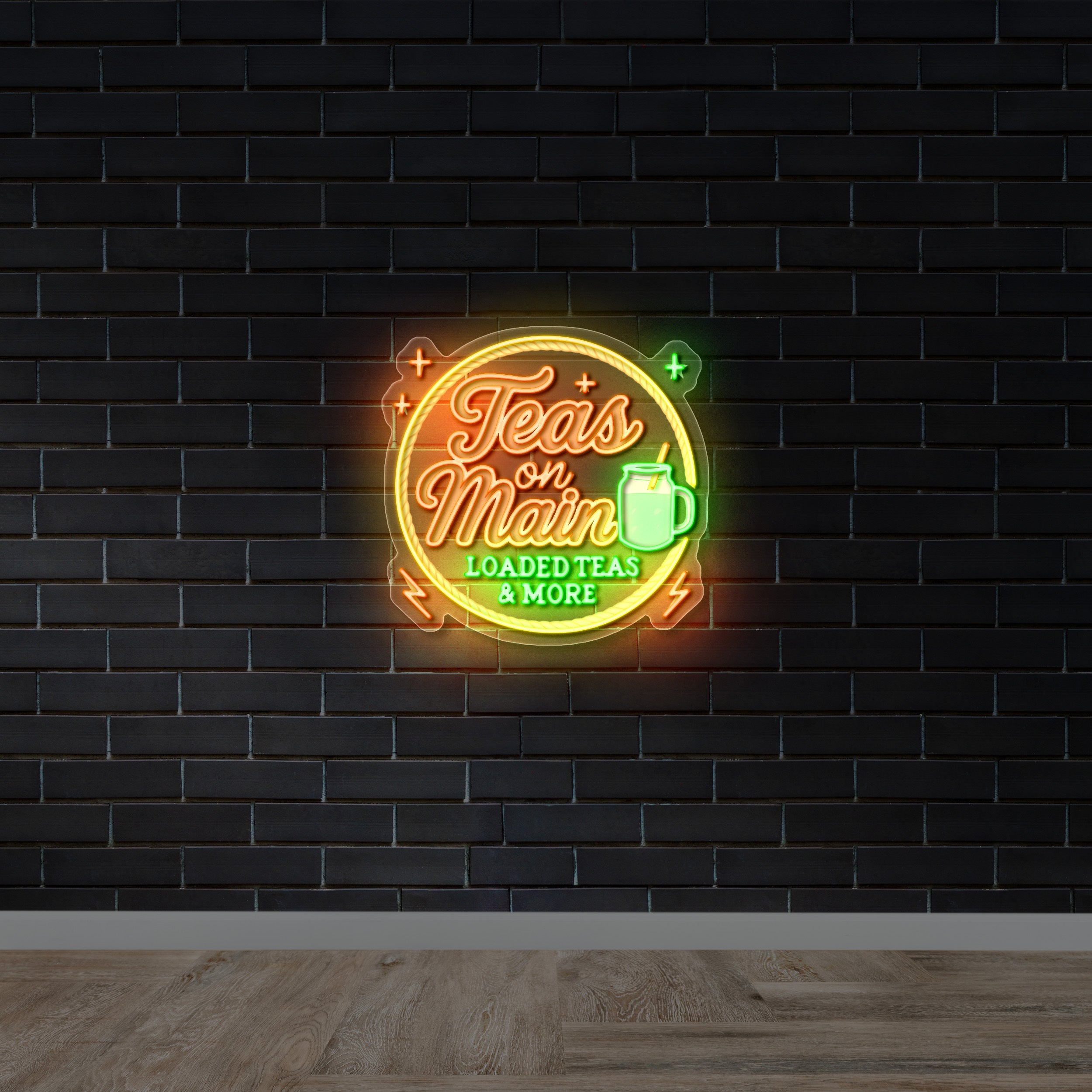 TEAS ON MAIN -  Premium Neon Artwork