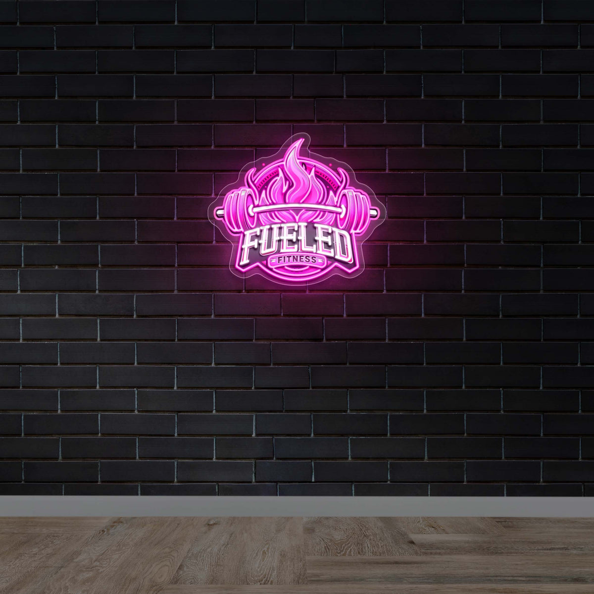 FUELED FITNESS - Premium Neon Artwork