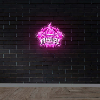 FUELED FITNESS - Premium Neon Artwork