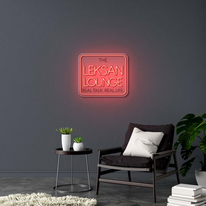 The Leksan Lounge - Premium Neon Artwork
