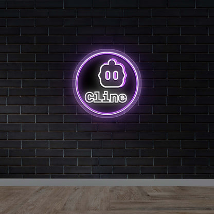 Cline - Premium Neon Artwork