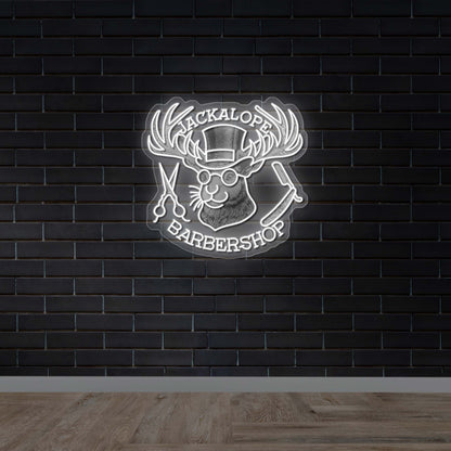 JACKALOPE BARBERSHOP -  Premium Neon Artwork