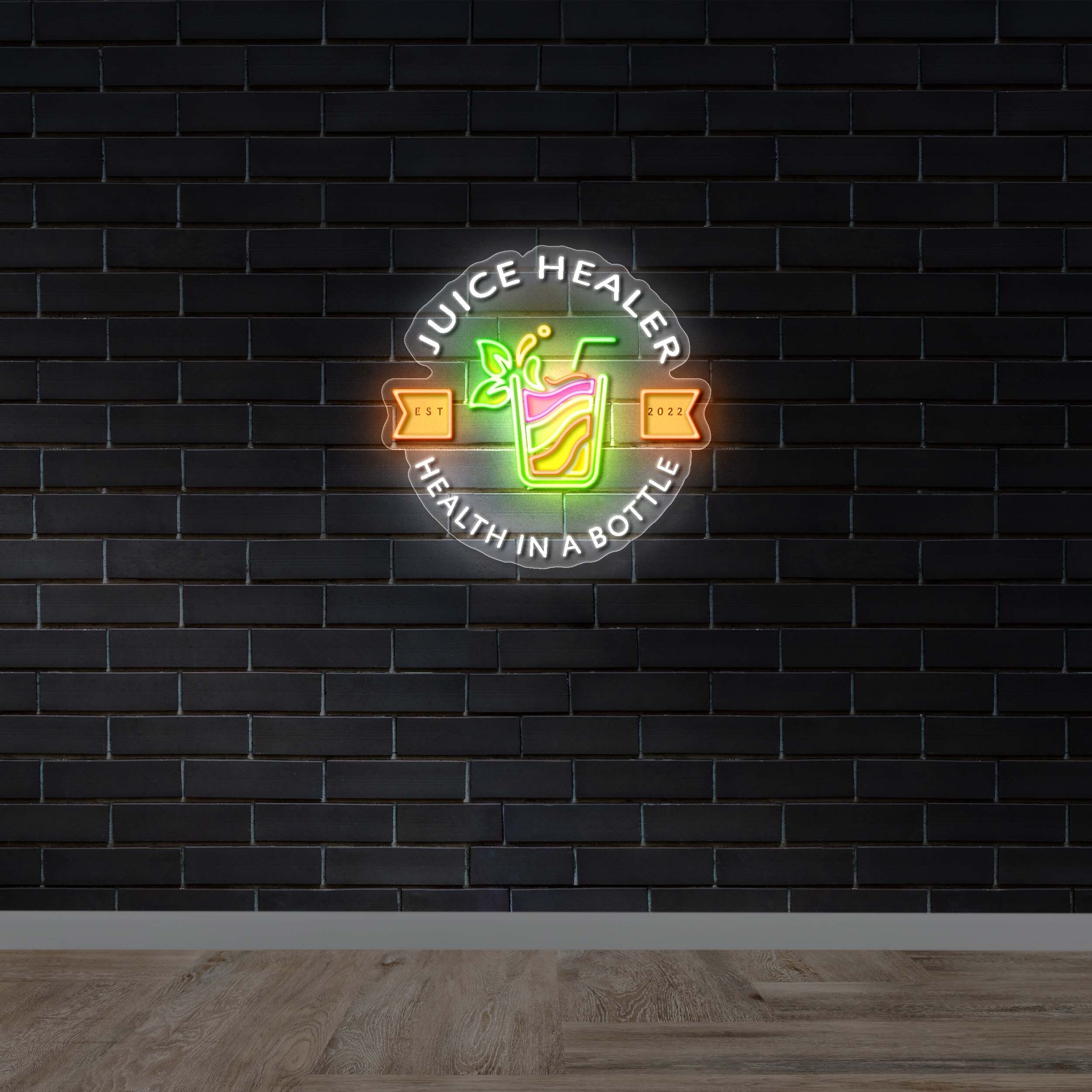 Juice Healer - Premium Neon Artwork