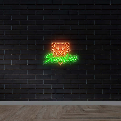 SoundLion - Premium Neon Artwork