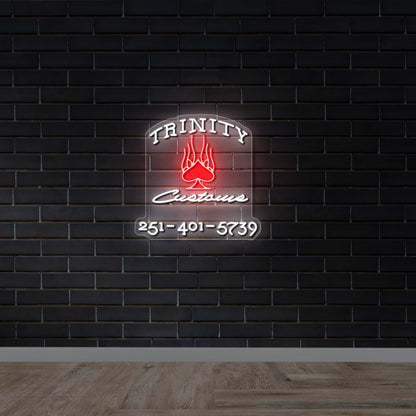 TRINITY CUSTOMS - Premium Neon Artwork