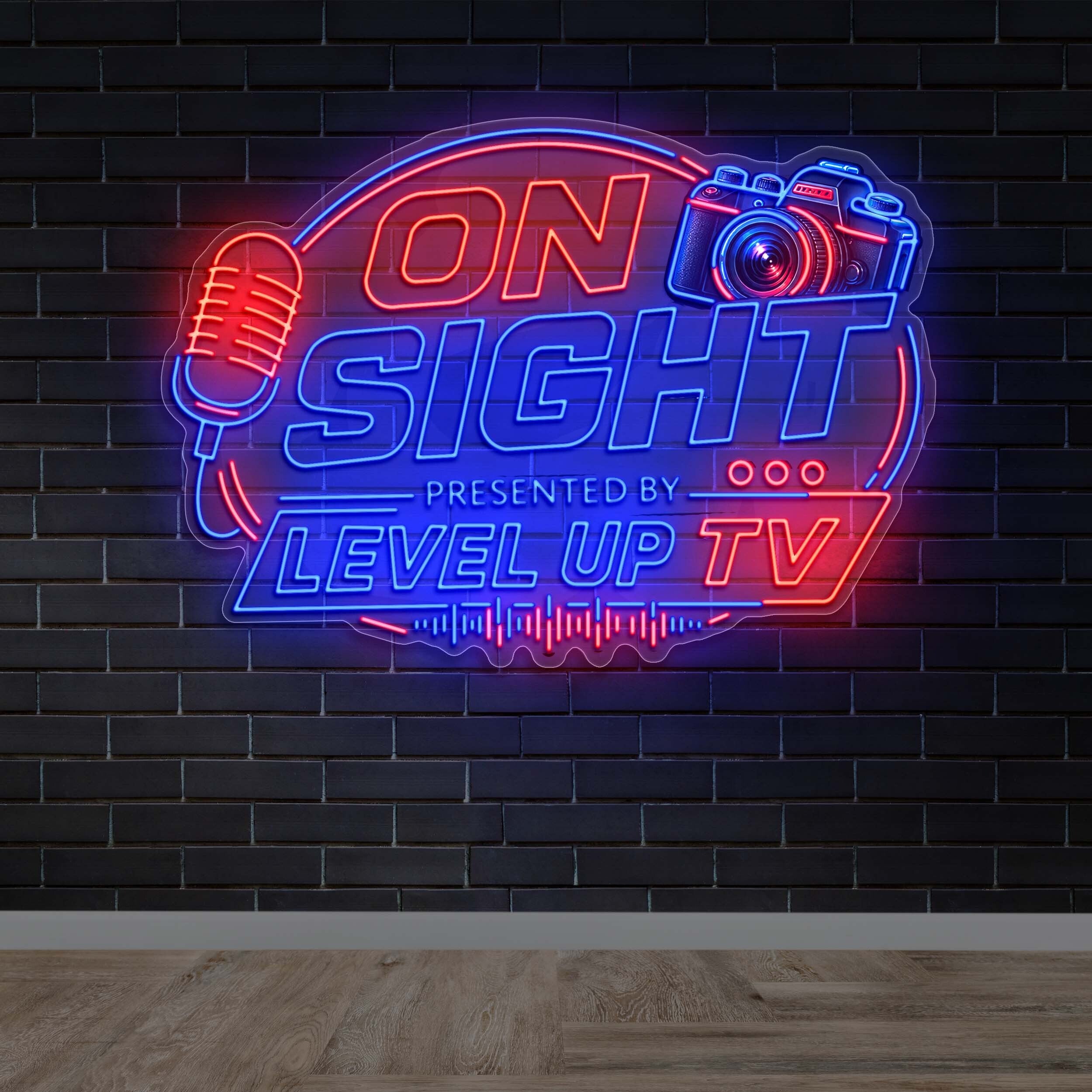 ON SIGHT LEVEL UP TV - Premium Neon Artwork