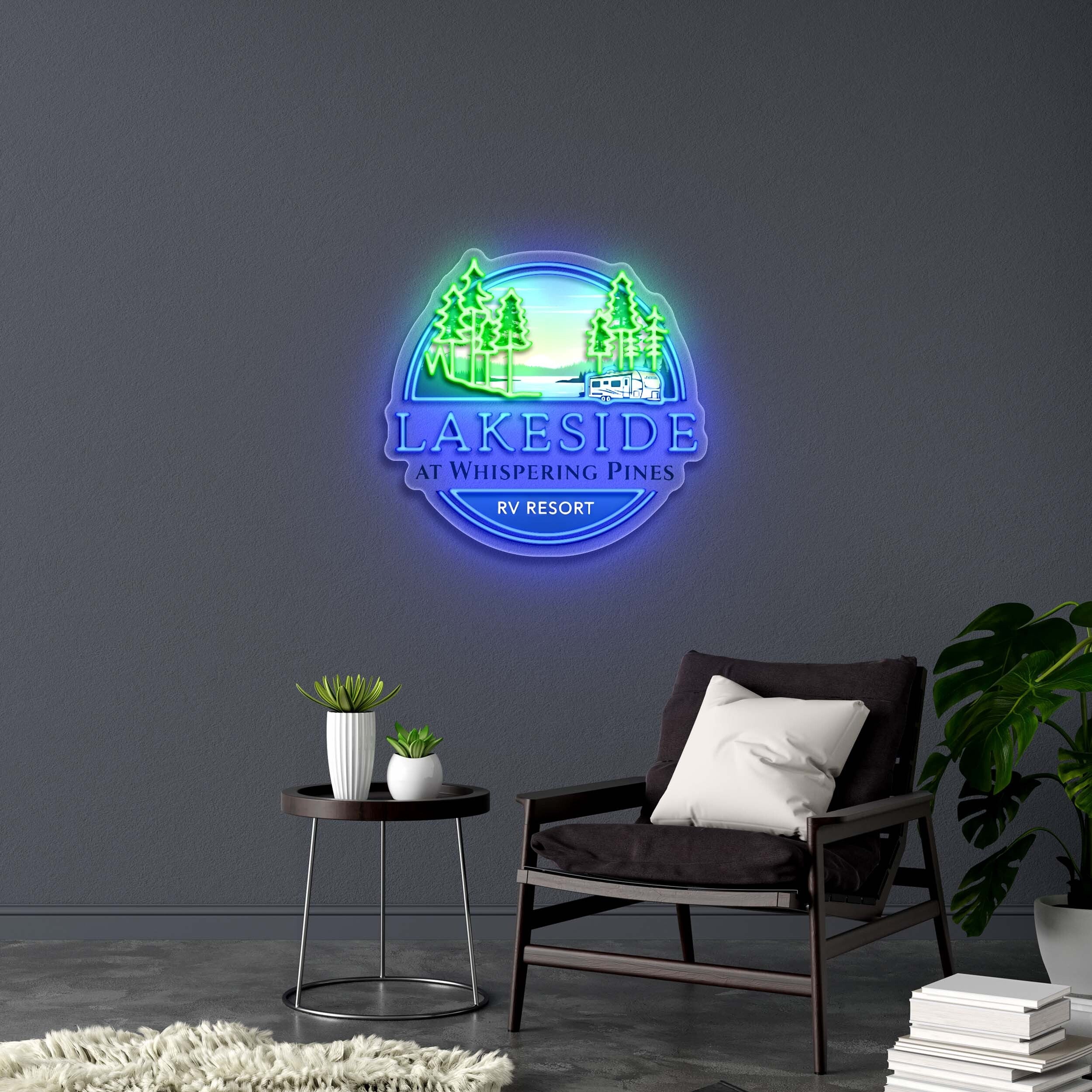 LAKESIDE - Premium Neon Artwork