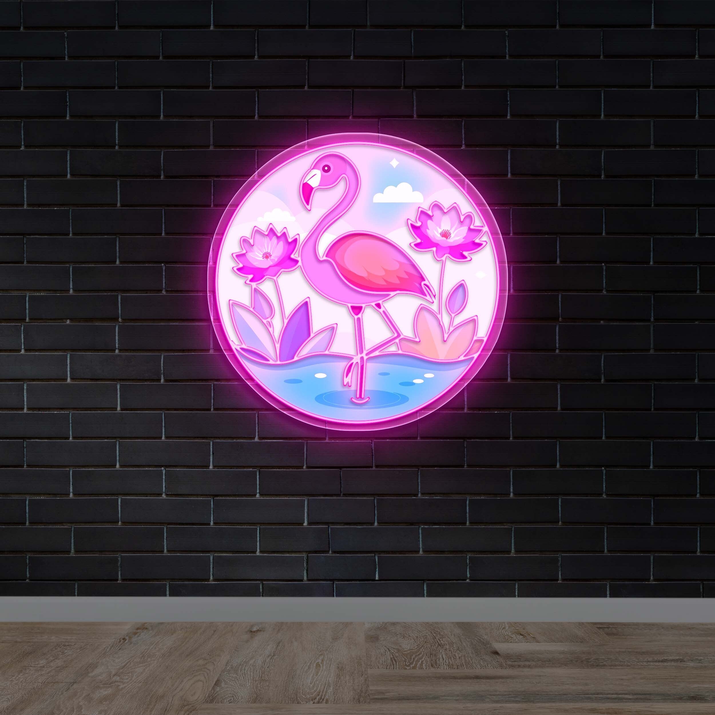 Flamingo - Premium Neon Artwork