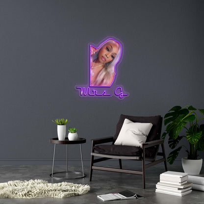 Mrs. G - Premium Neon Artwork