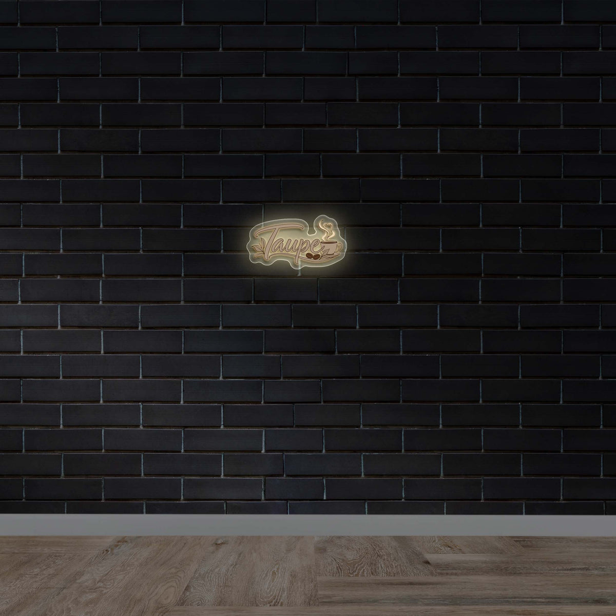 Taupe - Premium Neon Artwork