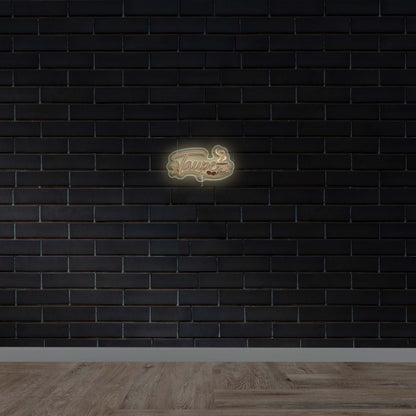 Taupe - Premium Neon Artwork