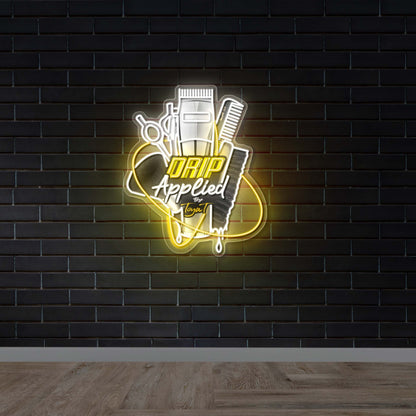 DRIP Applied - Premium Neon Artwork