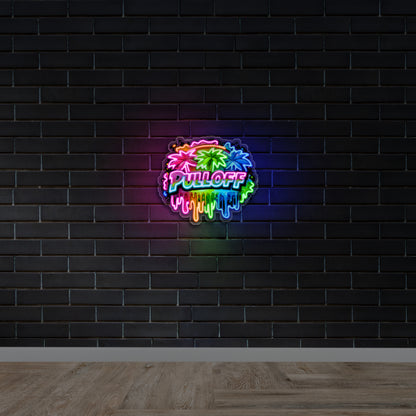 PULL OFF - Premium Neon Artwork