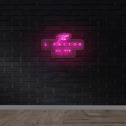 The L Factor | 2nd version - Premium Neon Artwork