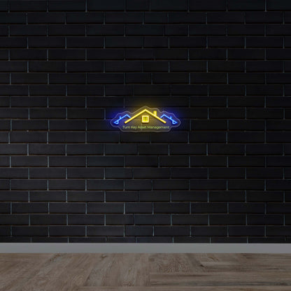 Turn Key Asset Management - Premium Neon Artwork