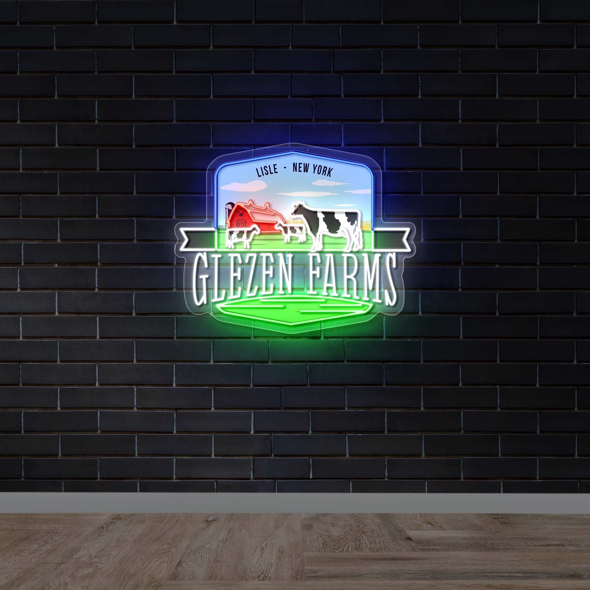 Glezen Farms | 2nd Version - Premium Neon Artwork