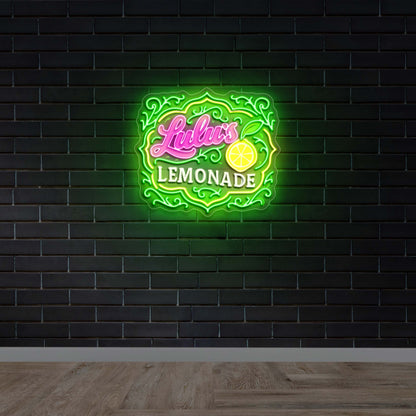 Lulu's Lemonade - Premium Neon Artwork