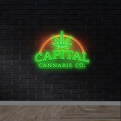 CAPITAL CANNABIS CO. - Premium Neon Artwork