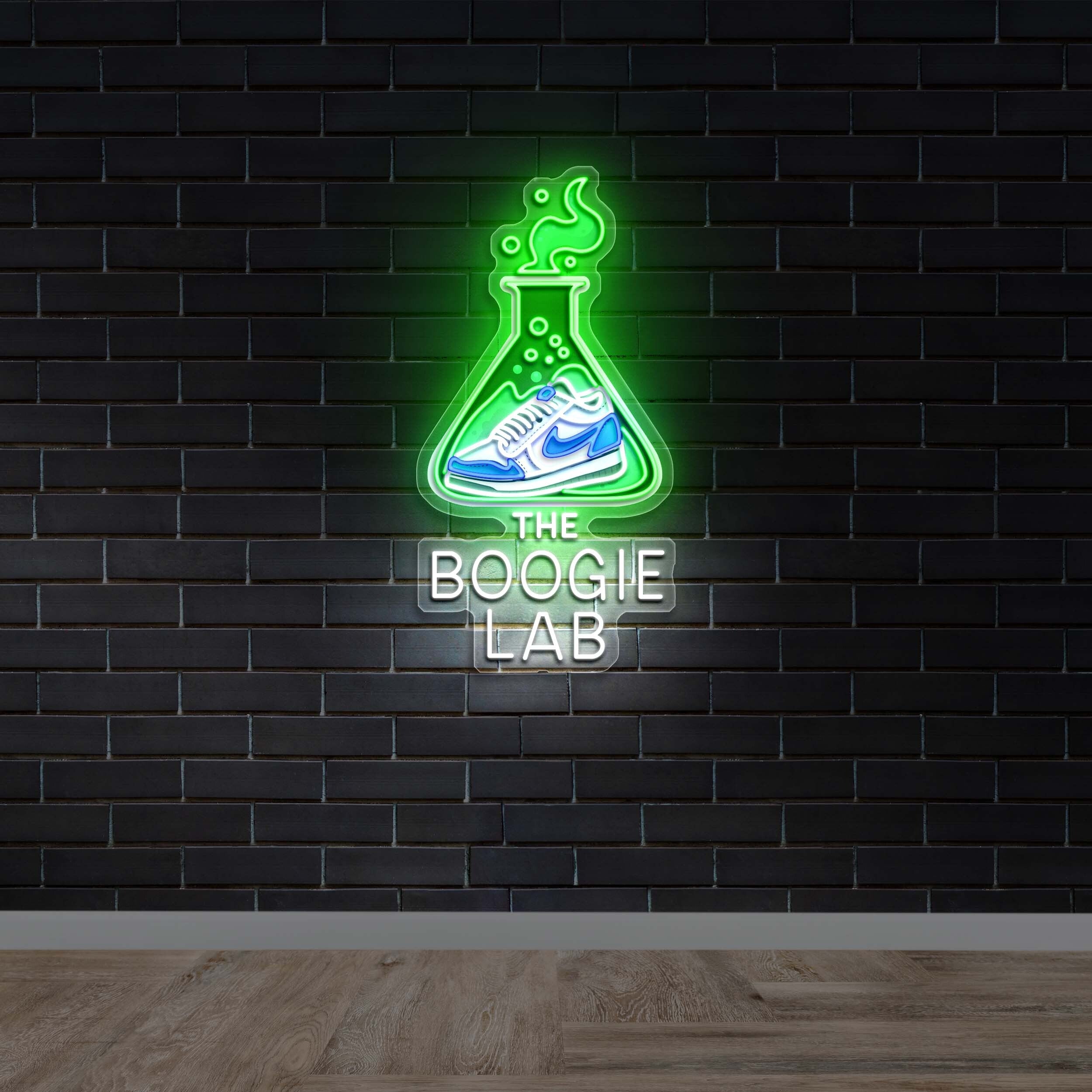 THE BOOGIE LAB - Premium Neon Artwork