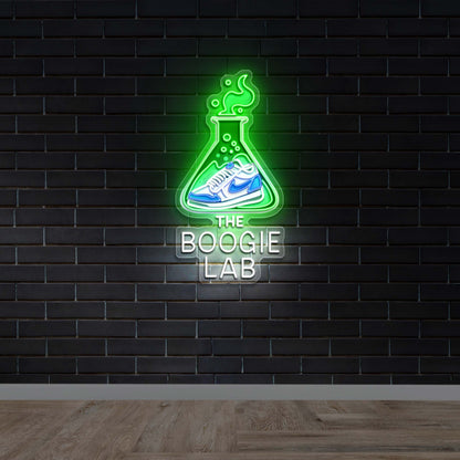 THE BOOGIE LAB - Premium Neon Artwork