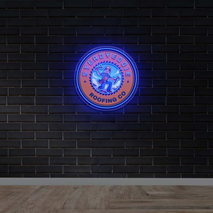 STEADY EDDIE - Premium Neon Artwork