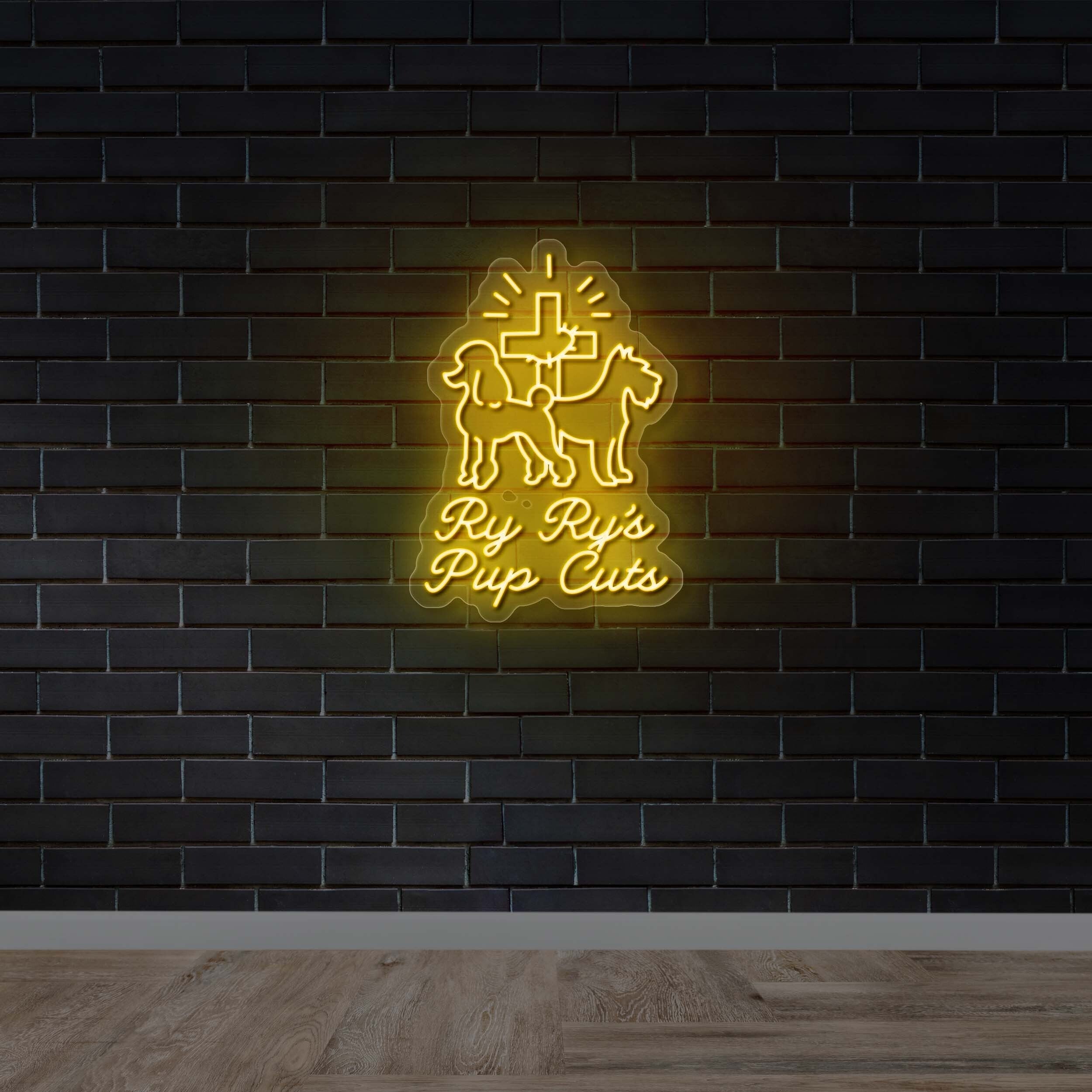 Ry Ry's Pup Cuts – Premium Neon Artwork