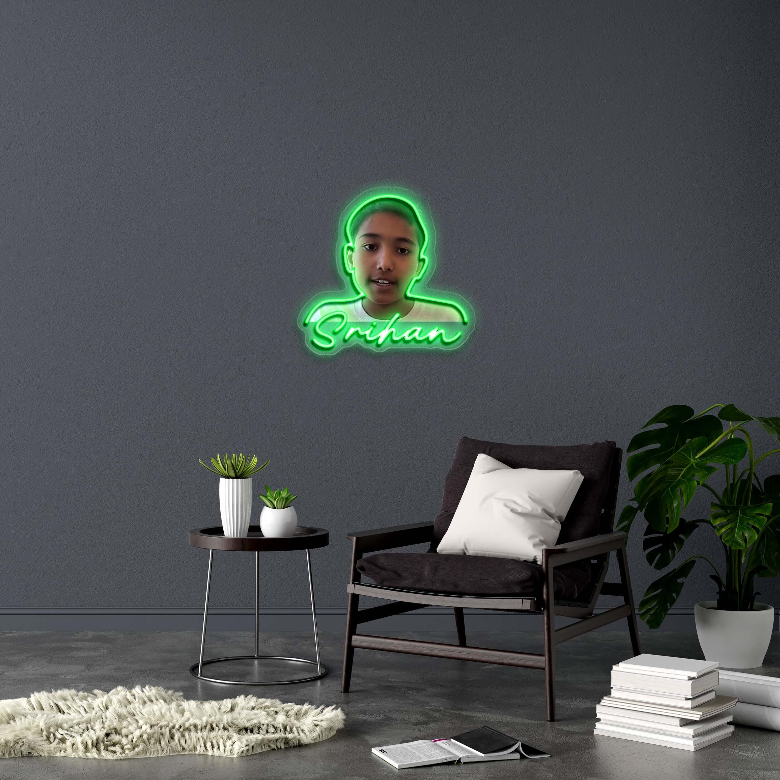 Srihan - Premium Neon Artwork