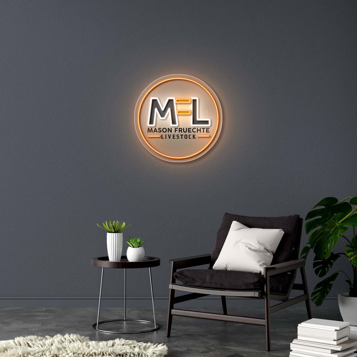 Mason Fruechte Livestock - Premium Neon Artwork