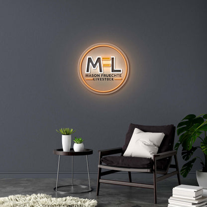 Mason Fruechte Livestock - Premium Neon Artwork