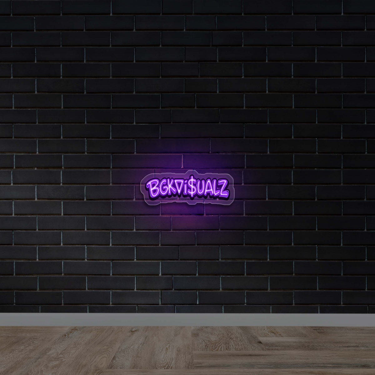 BGKVI$UALZ - Premium Neon Artwork