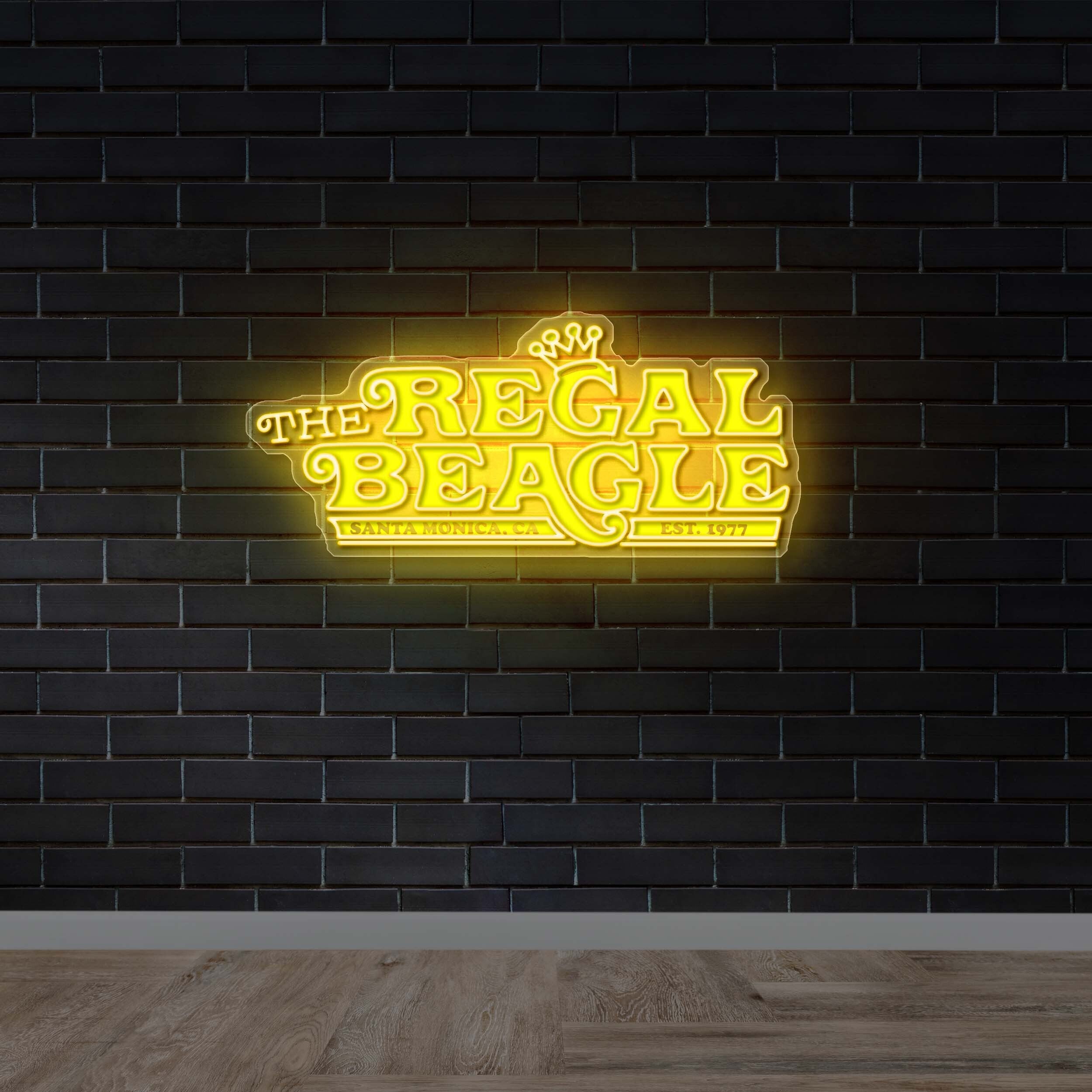 The Regal Beagle - Premium Neon Artwork