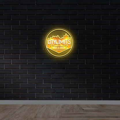 CITY LIMITS  - Premium Neon Artwork