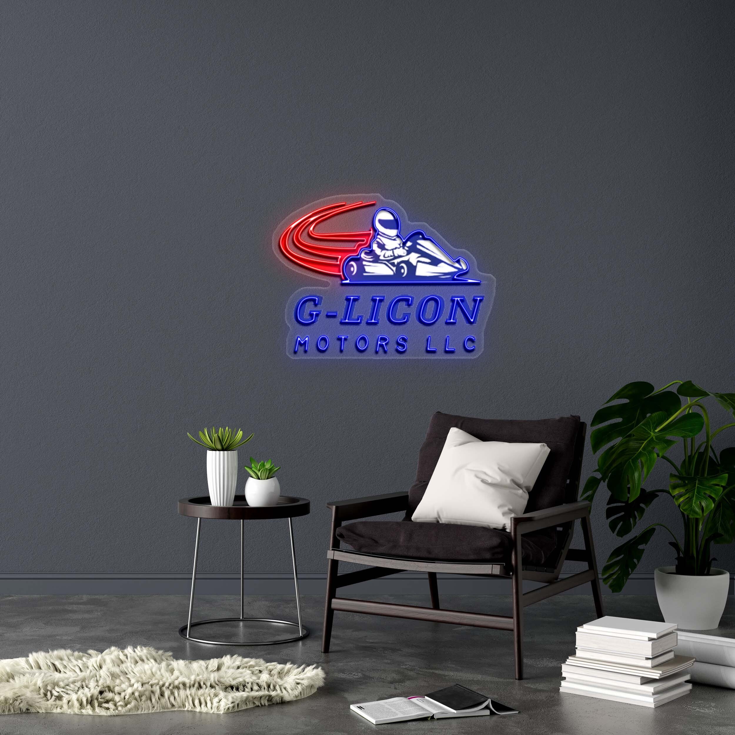 G-LICON MOTORS LLC - Premium Neon Artwork