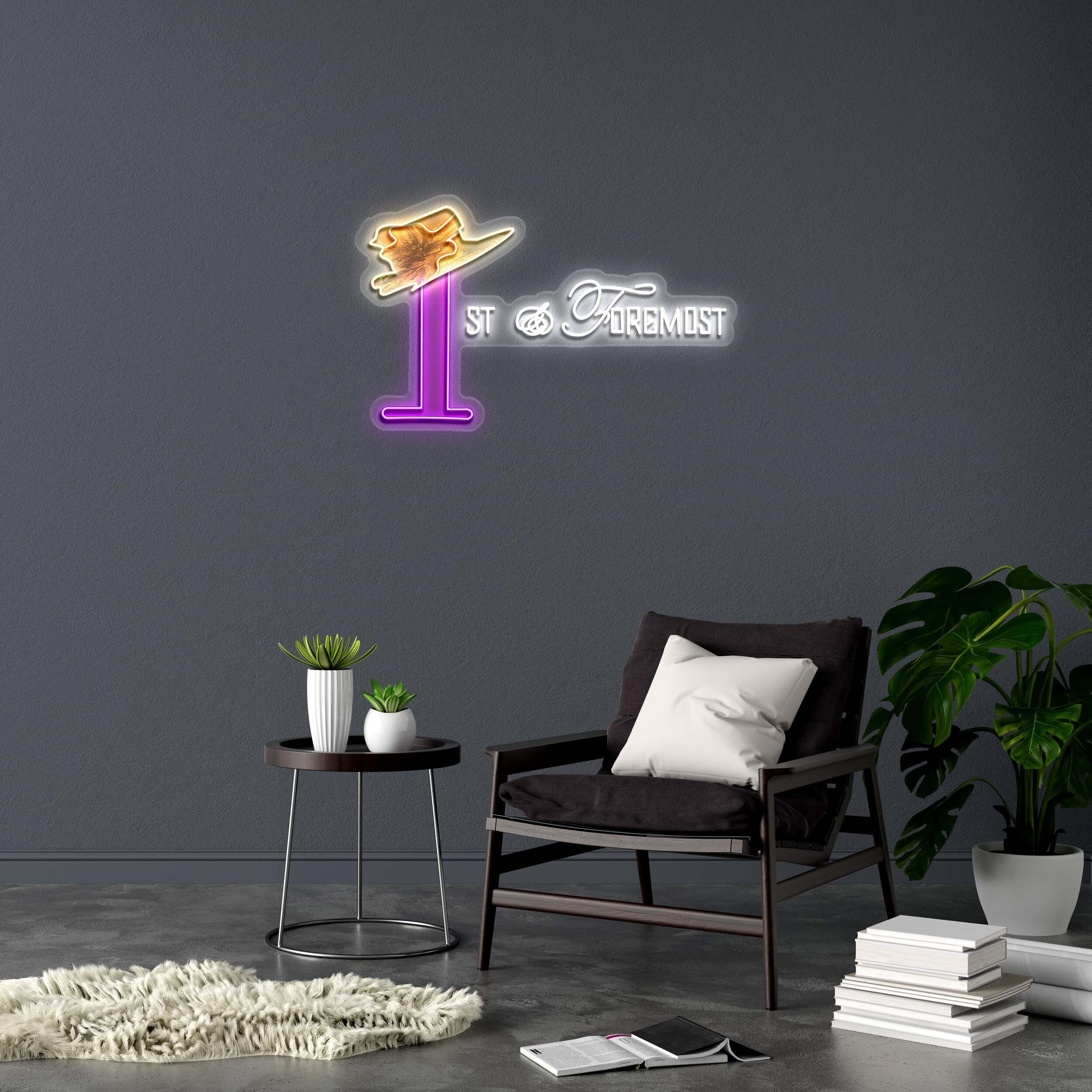 1st & FOREMOST - Premium Neon Artwork