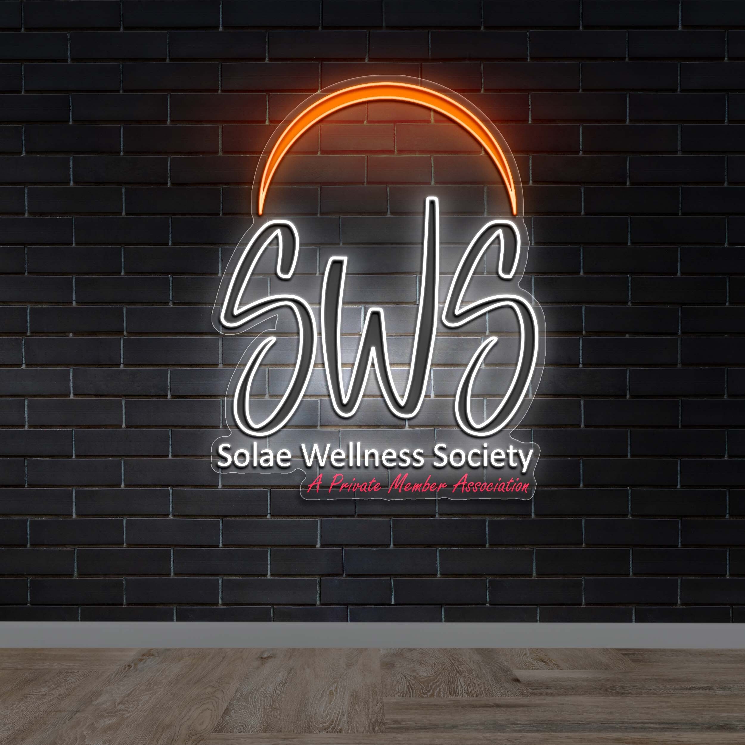 Solae Wellness Society - Premium Neon Artwork