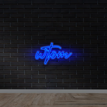wTom - Premium Neon Artwork