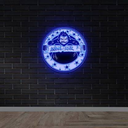 Animal Klik - Premium Neon Artwork