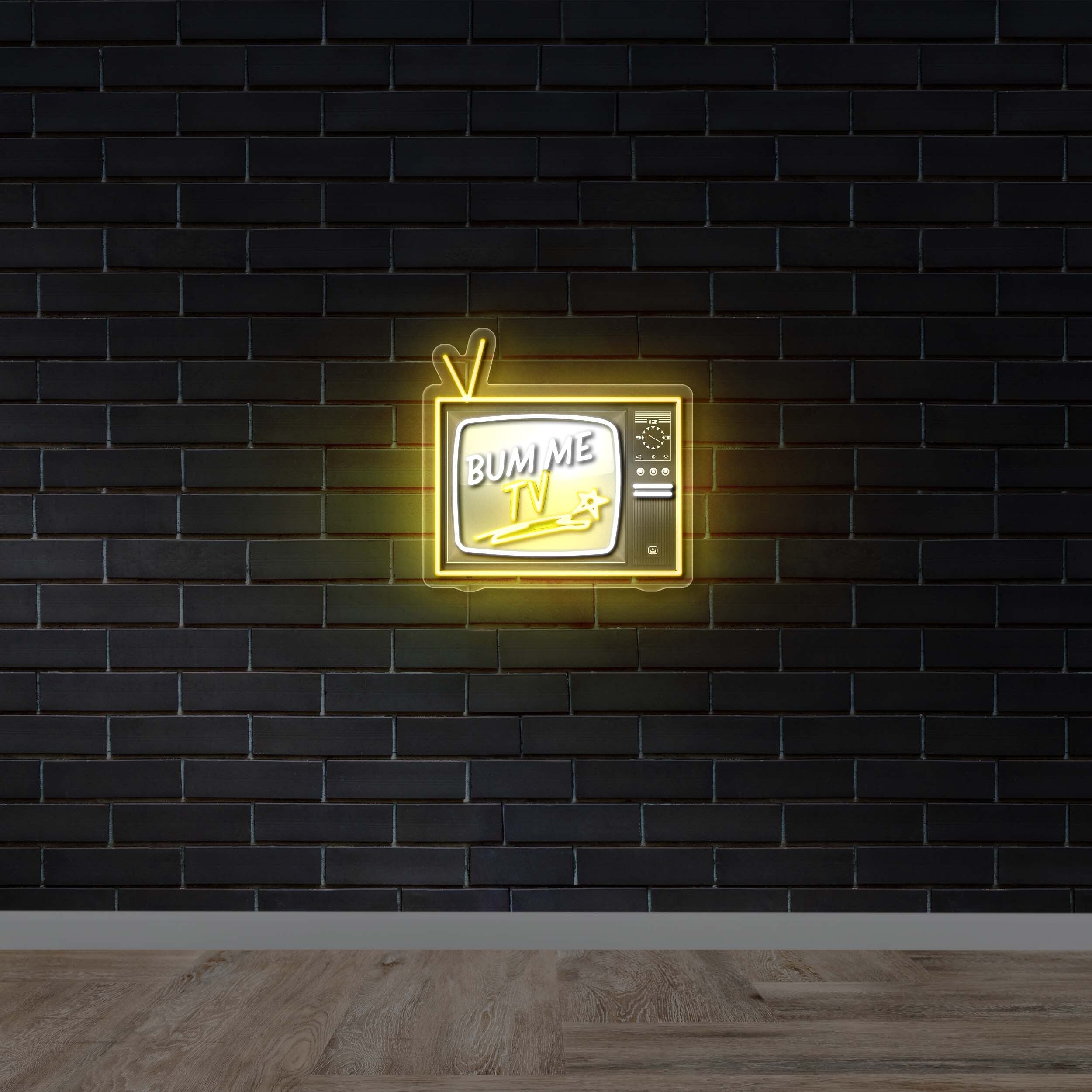 BUM ME TV | 2nd Version - Premium Neon Artwork