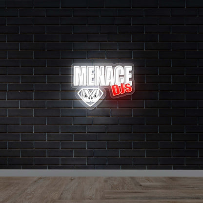 MENACE DJs - Premium Neon Artwork