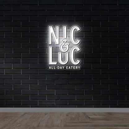 Nic & Luc - Premium Neon Artwork