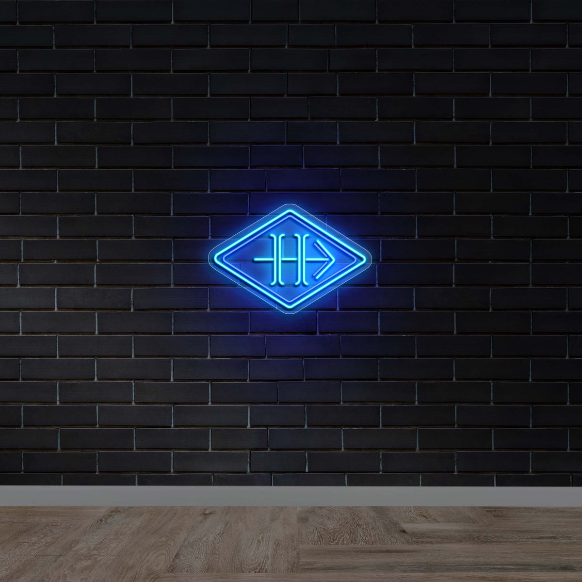 H Diamond Ranch Brand - Premium Neon Artwork