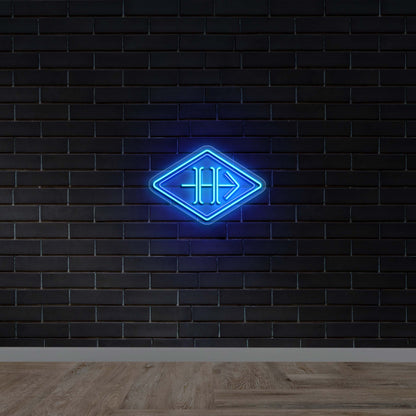 H Diamond Ranch Brand - Premium Neon Artwork