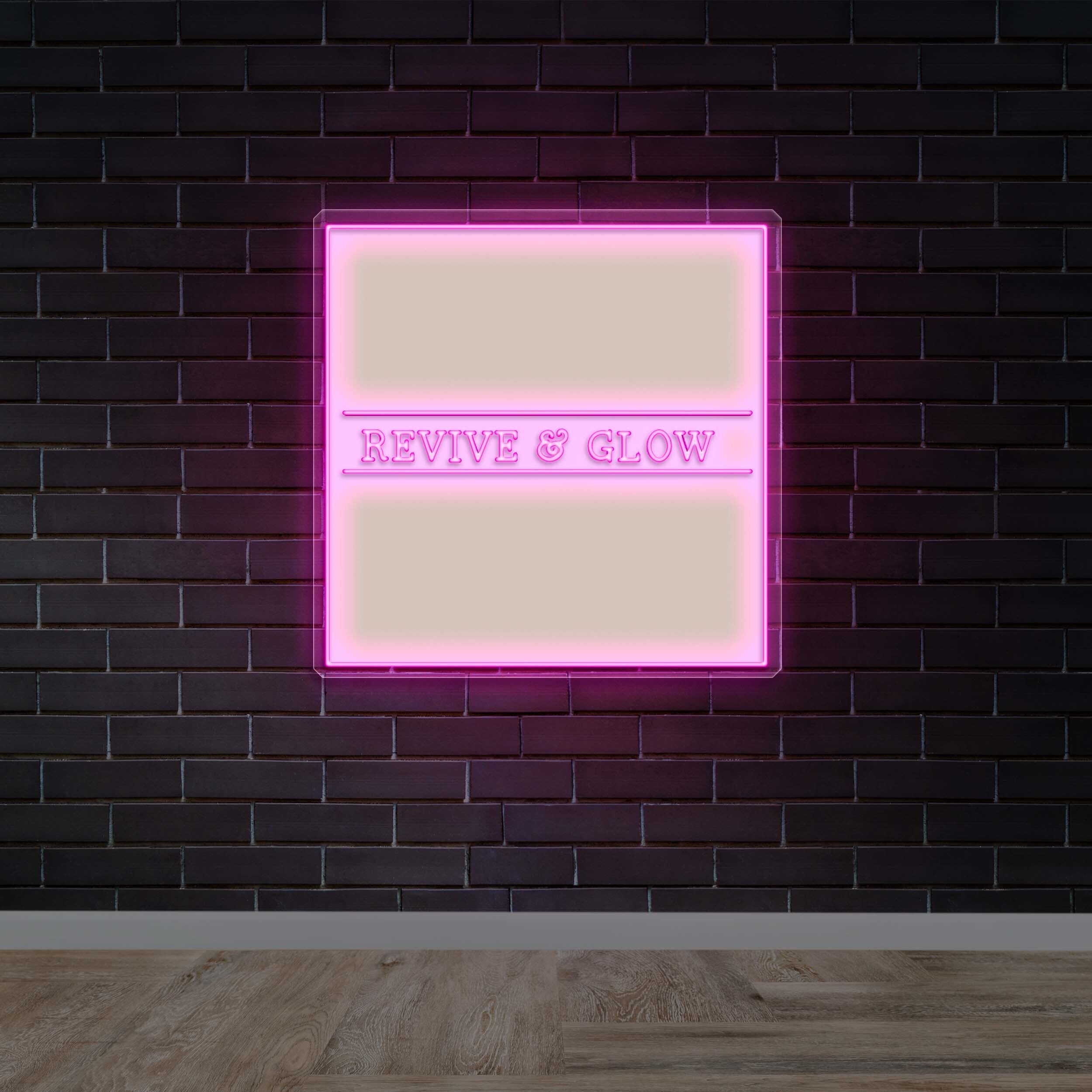 Revive & Glow - Premium Neon Artwork