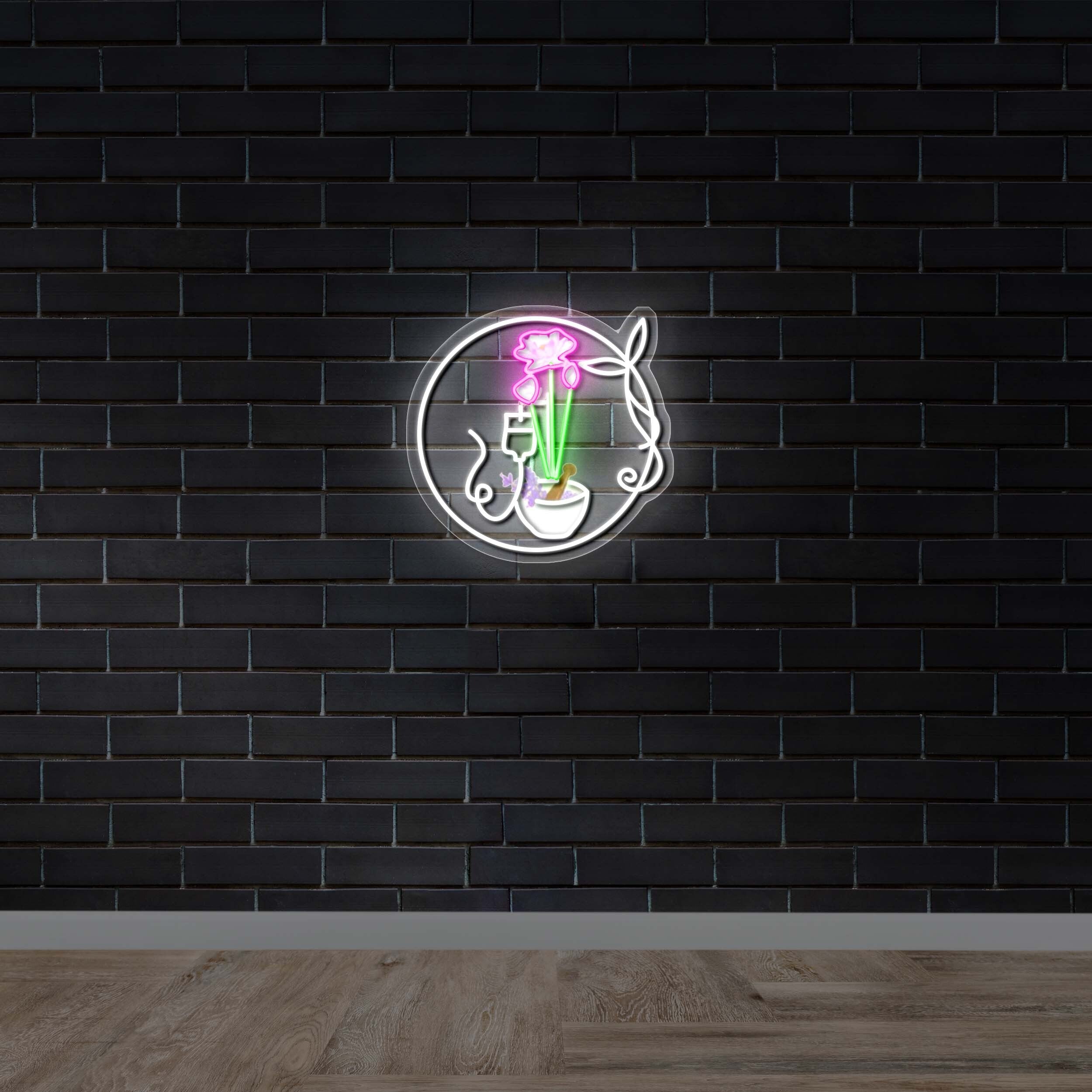 REVIVE & GLOW logo only - Premium Neon Artwork