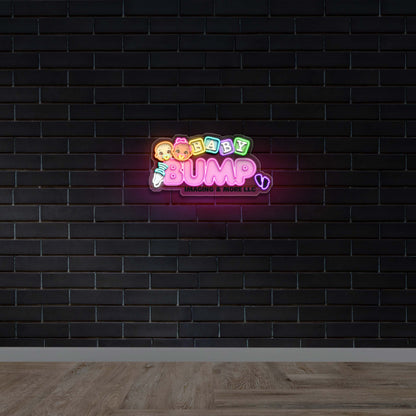 BABY BUMP - Premium Neon Artwork
