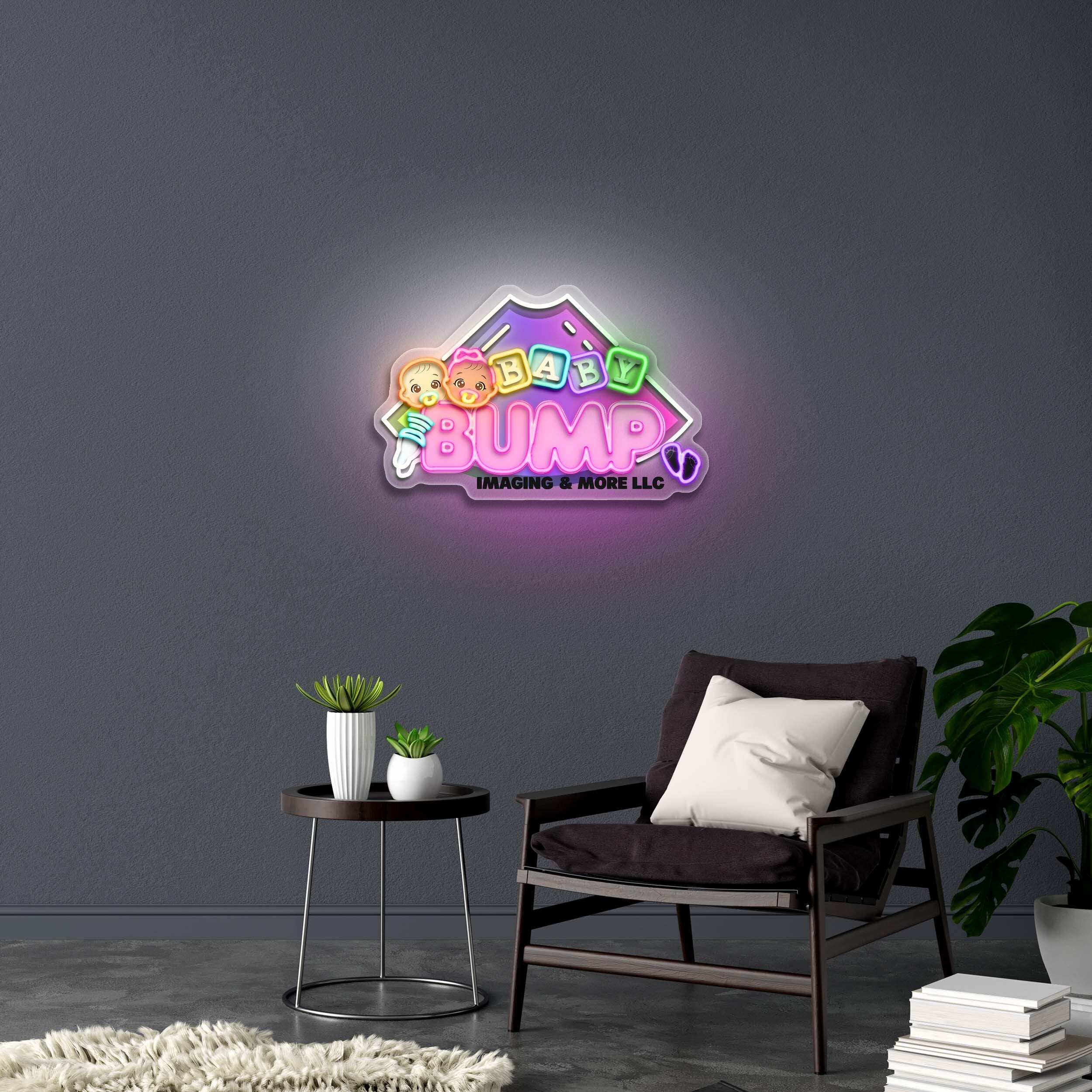 Baby Bump | 2nd version -  Premium Neon Artwork