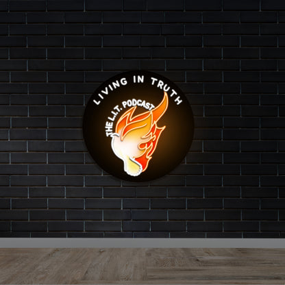 THE L.I.T Podcast - Premium Neon Artwork