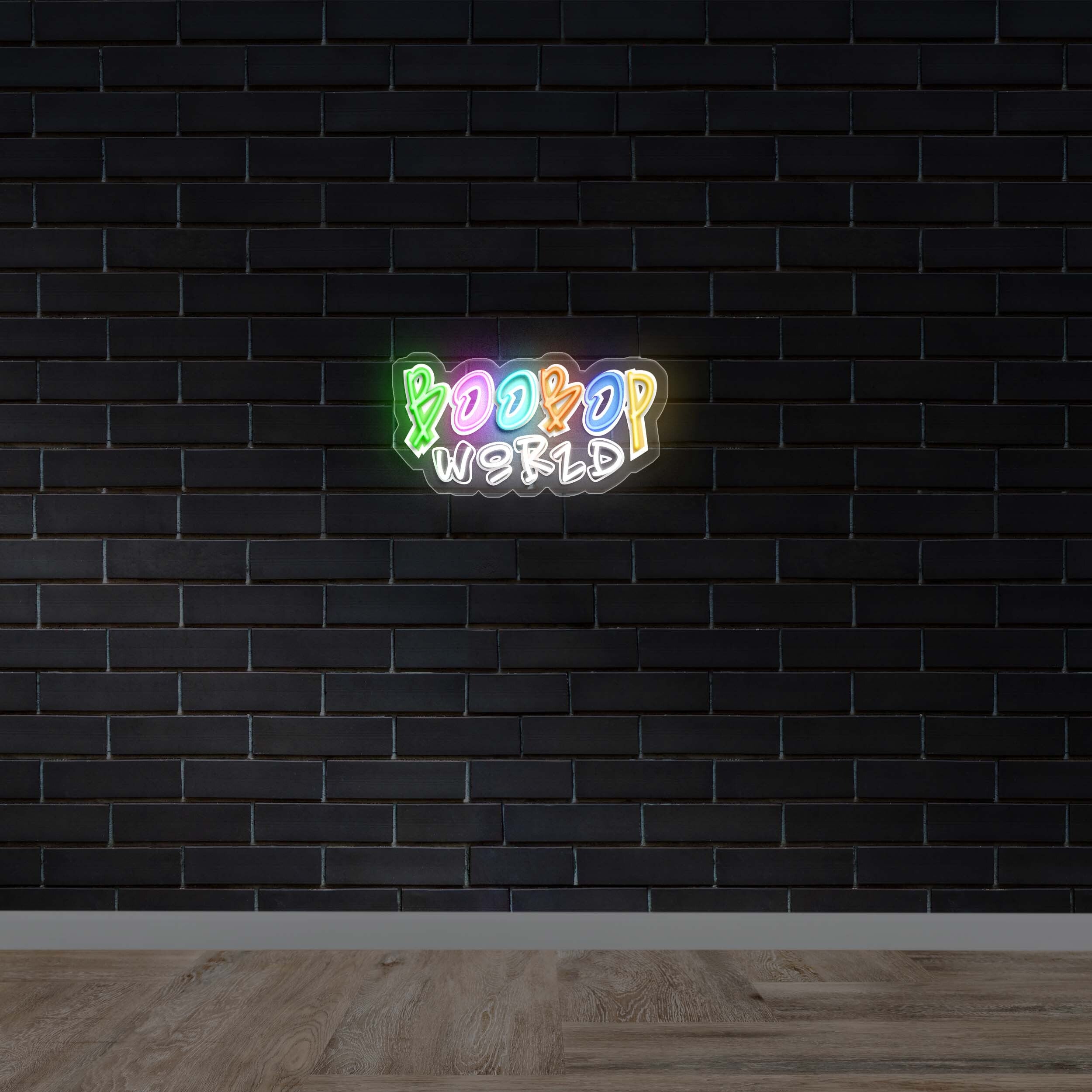 Boobop World - Premium Neon Artwork