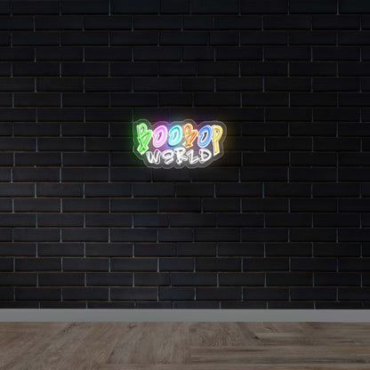 Boobop World - Premium Neon Artwork